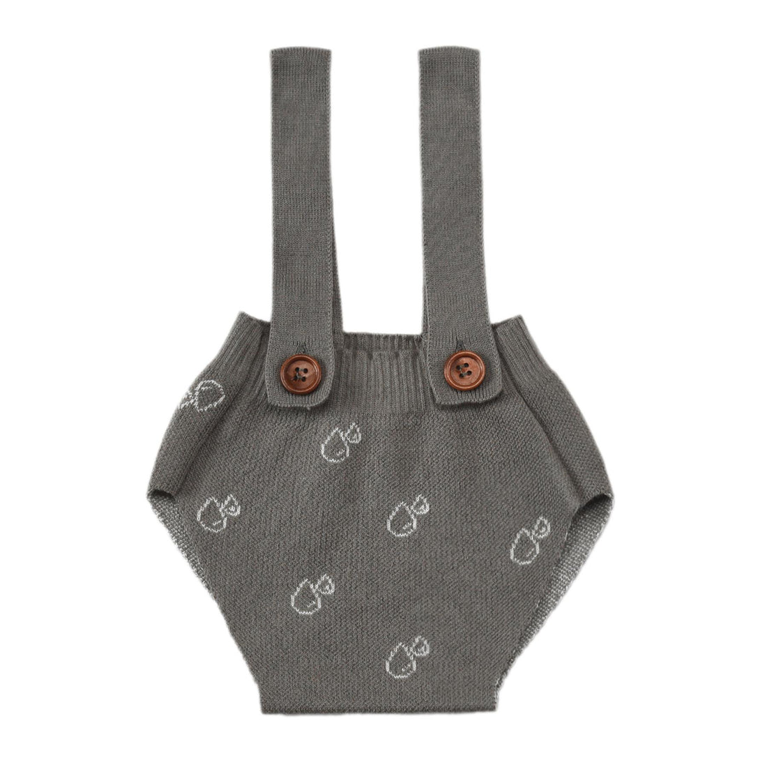 Patterned Underpants Overalls Hair Band Socks Gift Set Gray