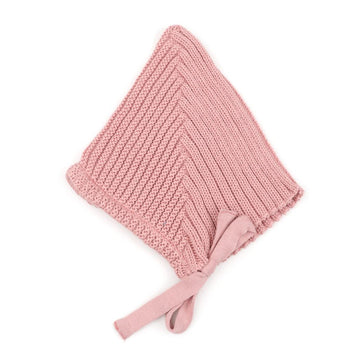 Organic Cotton Baby Knitted Beanie Pink
