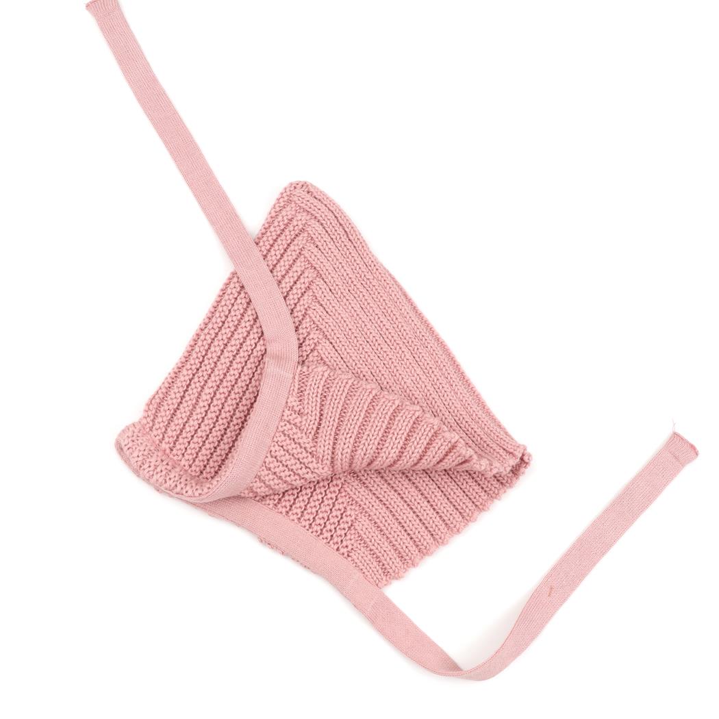 Organic Cotton Baby Knitted Beanie Pink