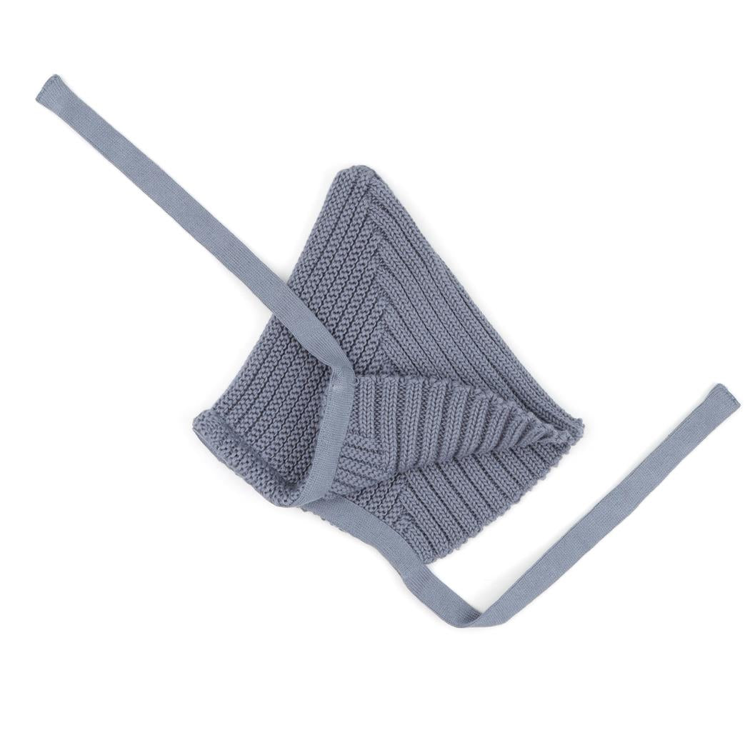 Yarn Organic Cotton Baby Knitted Beanie Blue