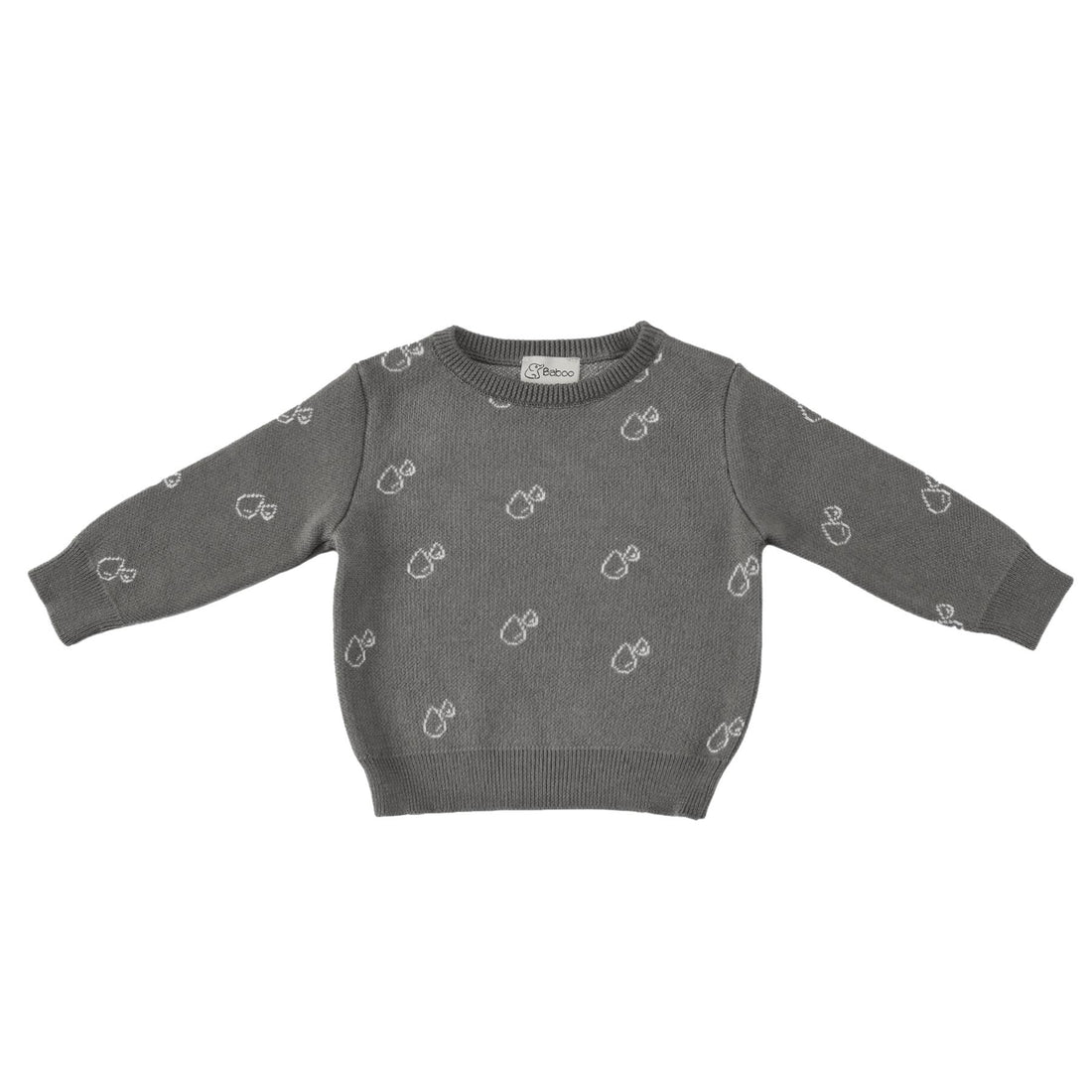 Sweater Skirt Tights Gift Set Gray