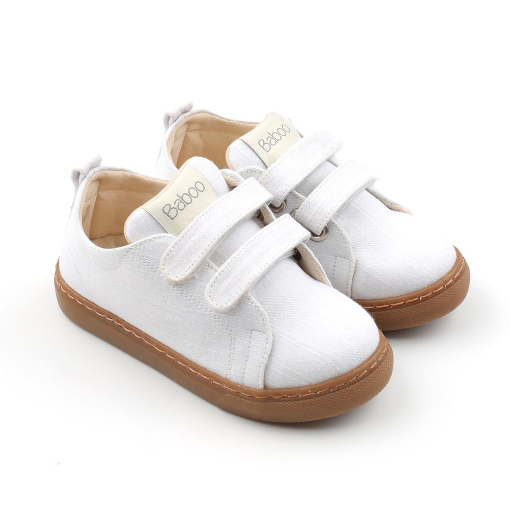 Fabric Sneakers Casual Baby and Kids Shoes White