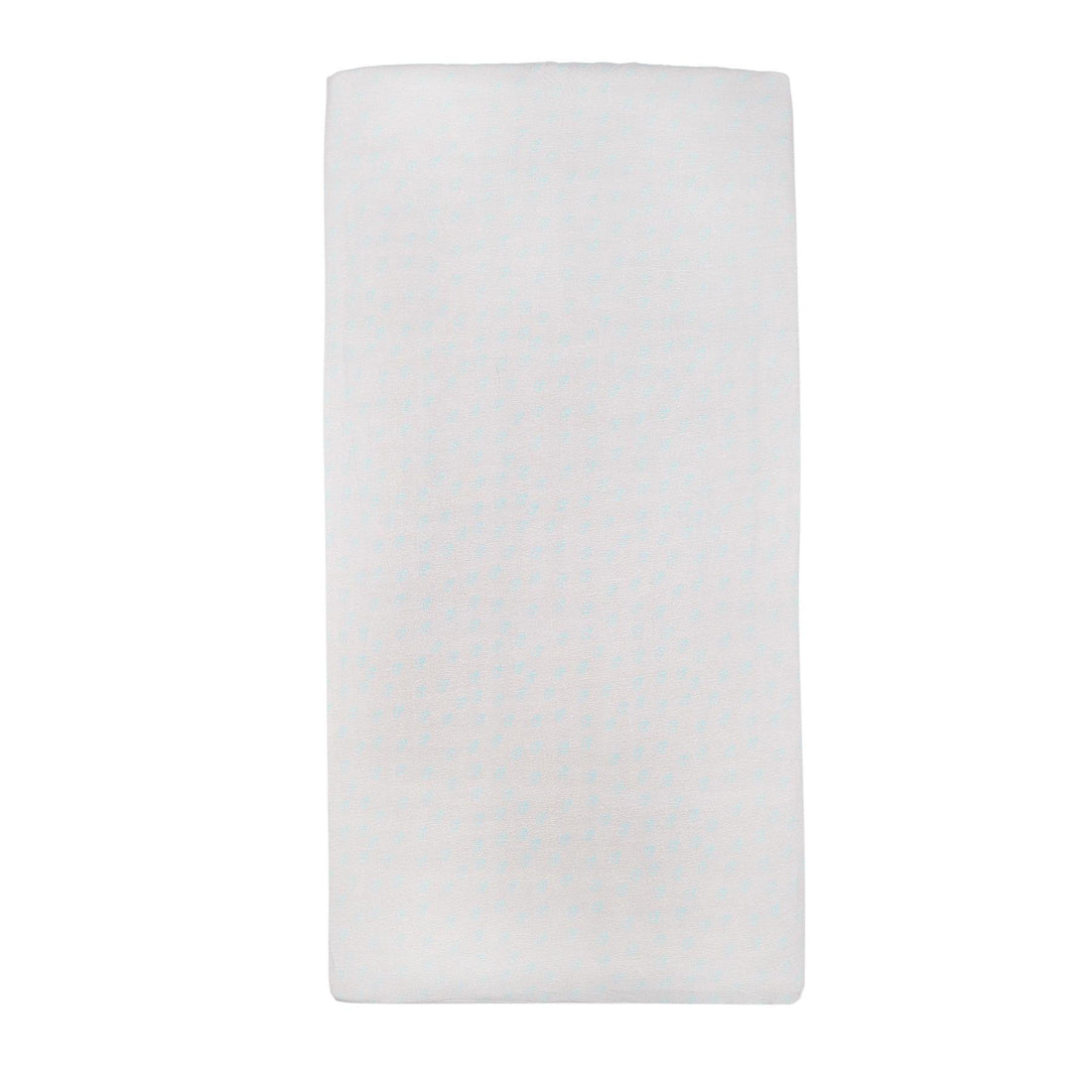 Elastic Patterned Organic Cotton Baby Bed Sheet Gray