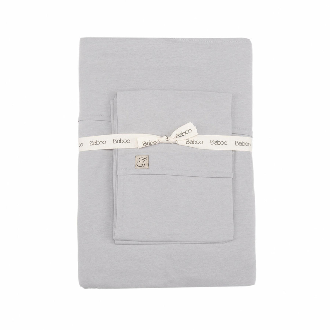 Organic Cotton Baby Duvet Cover Set Gray