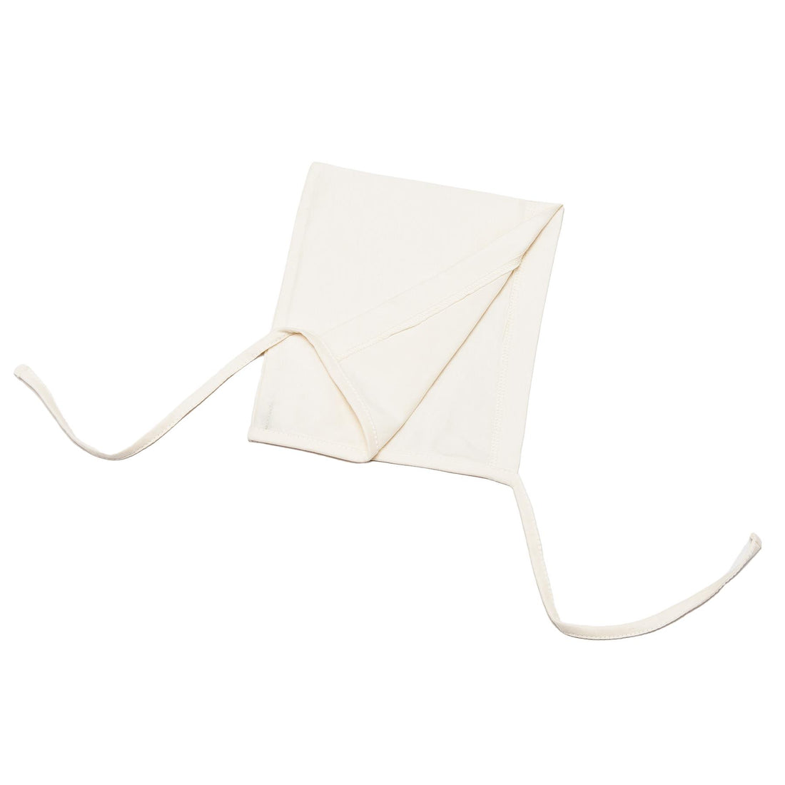 Organic Cotton Fabric Baby Beanie Cream