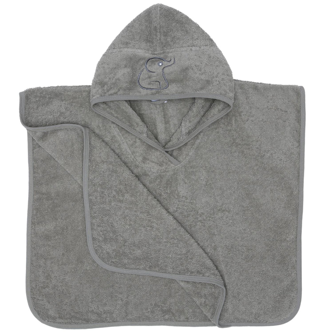 Panço Organic Cotton Baby and Child Towel Gray