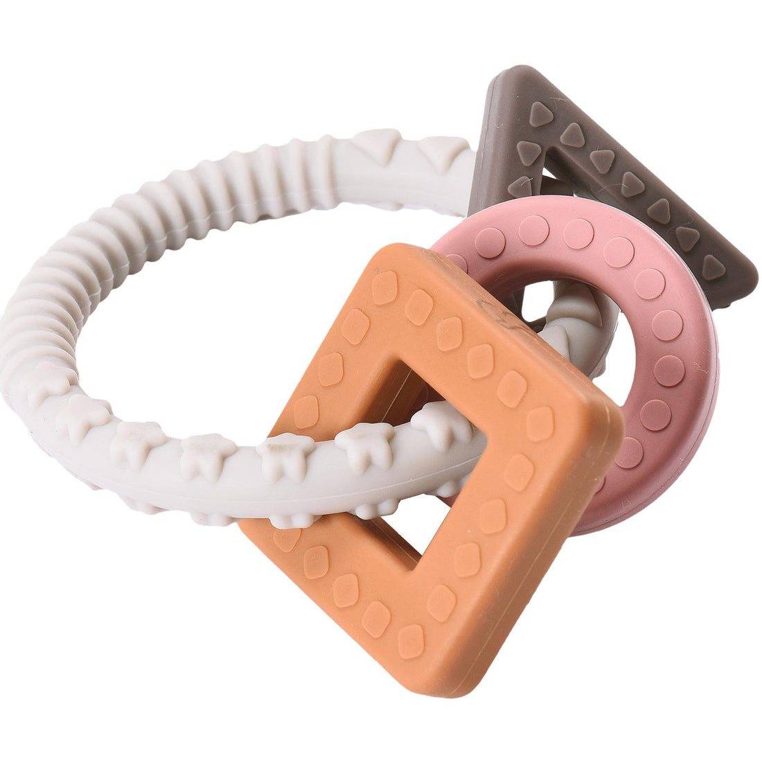 Silicone Baby Teether Gray