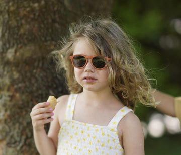 Ultra Light Midi Size Children's Sunglasses Orange