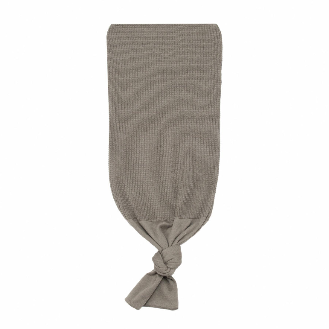 Waffle Organic Cotton Baby Swaddle Blanket Gray