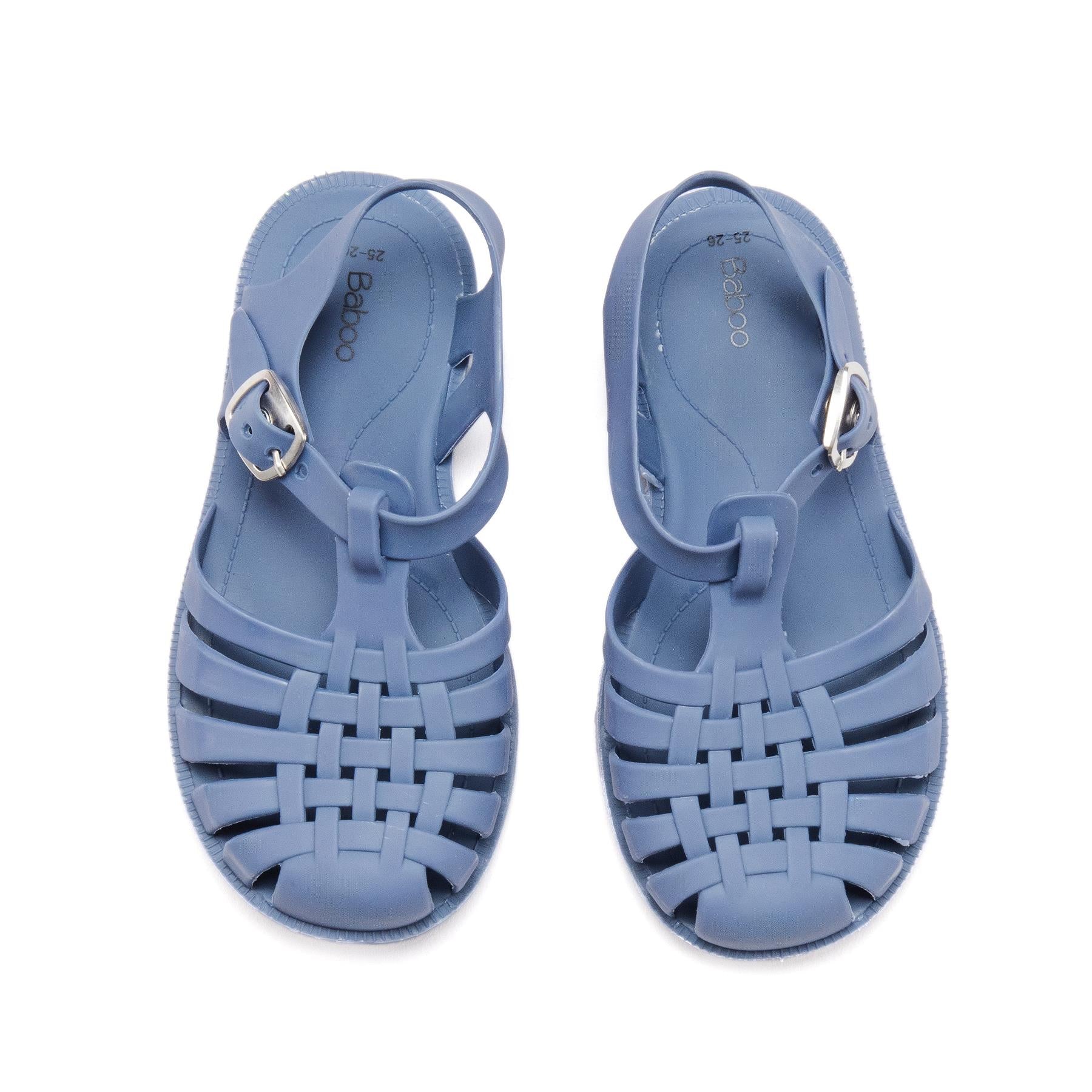 Yumuşak Jelly Bebek ve Çocuk Sandalet Mavi