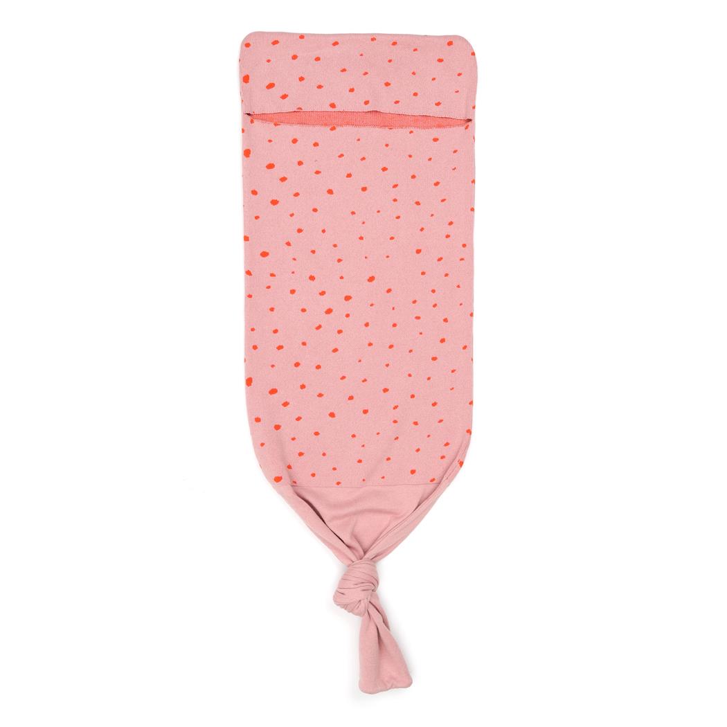Patterned Organic Cotton Baby Swaddle Blanket Pink