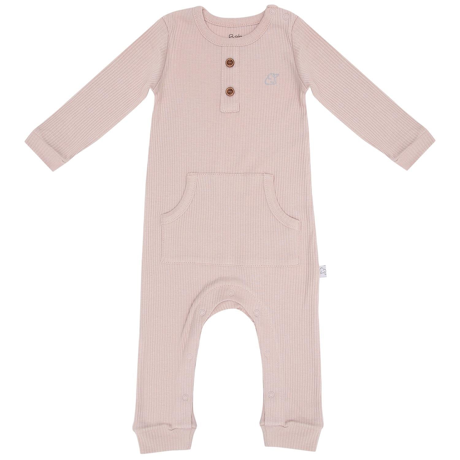 Modal Fabric Baby and Child Overalls Pink