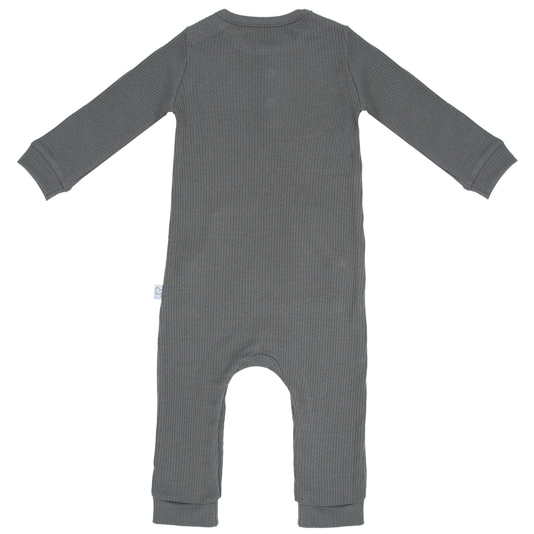 ملابس الأطفال والرضع من القماش المشروط باللون الرمادي