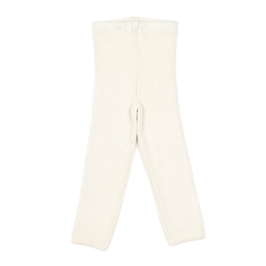 Organic Cotton Baby and Child Knitted Pants Leggings Cream