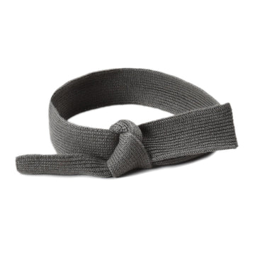 Organic Cotton Baby and Kids Knitted Hair Band Gray