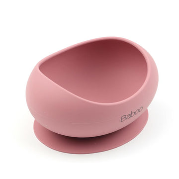 Silicone Vacuum Baby Bowl Pink