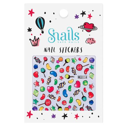 Snails Tırnak Sticker Seti - Candy Blast