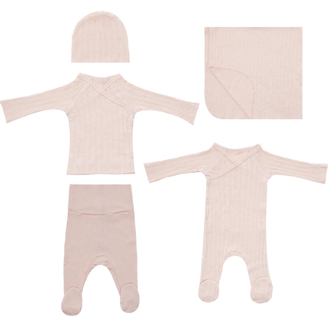 Newborn Modal Fabric Hospital Delivery Set of 5